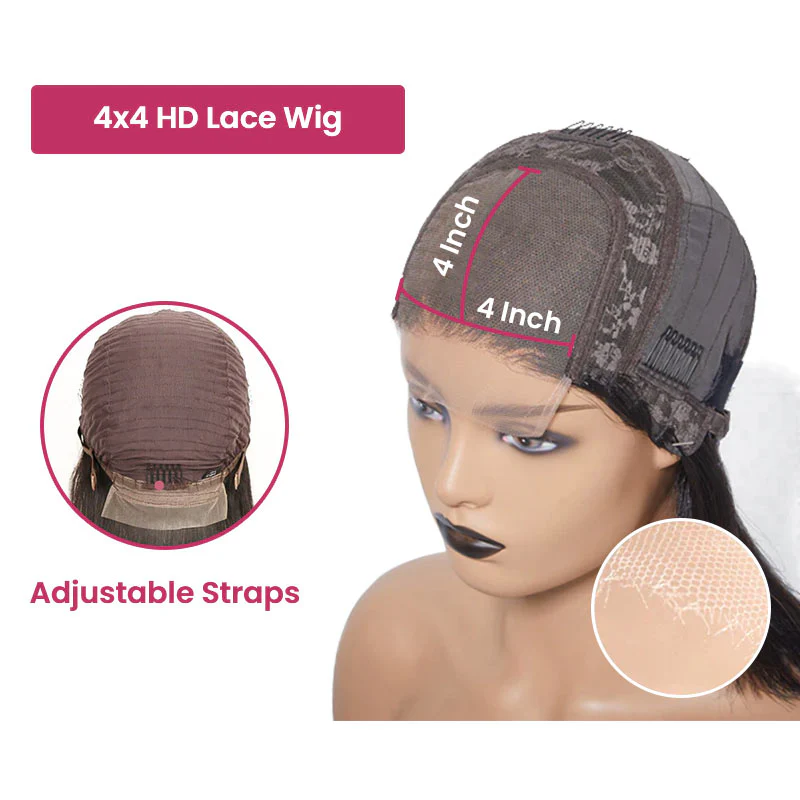 QVR Body Wave Wigs Virgin Hair Wavy Wigs Pre Plucked With Baby Hair 13x6 Lace Glueless Wig 250% Density - Image 8