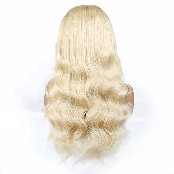 613 Human Hair Wig Body Wave Wig Honey Blonde 13x4 HD Lace Front Wigs 30Inch 180% Density - Image 9