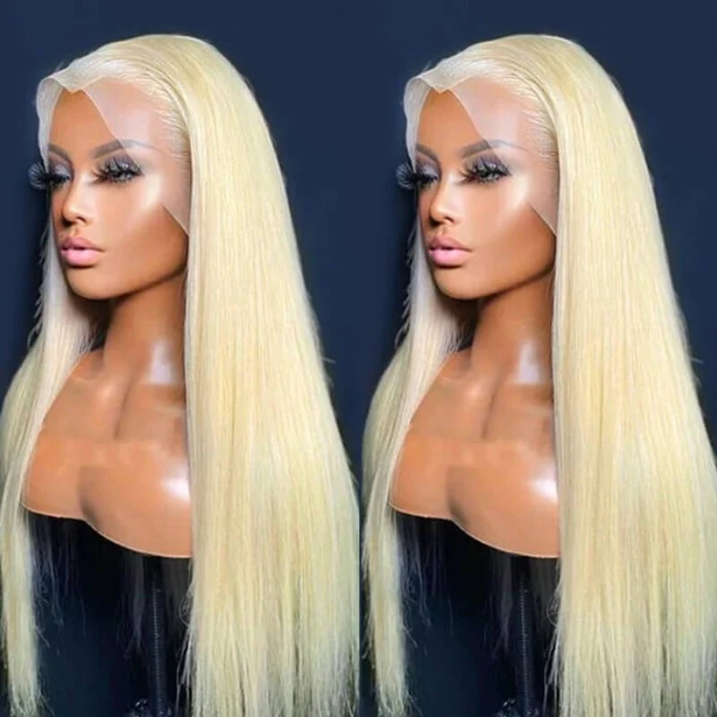 QVR Straight 613 Blonde Lace Part Wig Body Wave Wigs 13x4 Lace Frontal Human Hair Wigs - Image 8