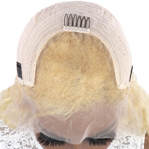 613 Honey Blonde Lace Front Human Hair Wigs 13*4 Deep Wave Lace Front Wig 150% Density - Image 4