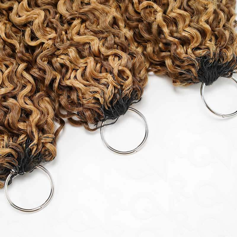 P3G5|Highlight #P4/27 Burmese Curly Feather Crochet Human Hair - Image 7