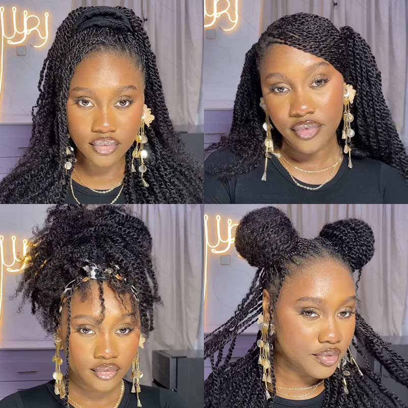 QVR Brazilian Remy Hair Afro kinky Bulk Human Hair For Braiding Dreadlock Hair - Image 5