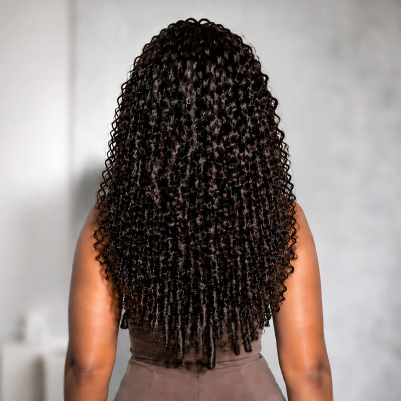 FLASH SALE|Dark Brown #4 Feather Crochet Hair - Image 3