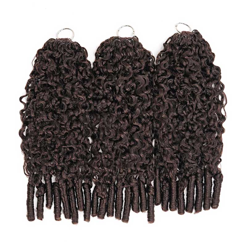 FLASH SALE|Dark Brown #4 Feather Crochet Hair - Image 9