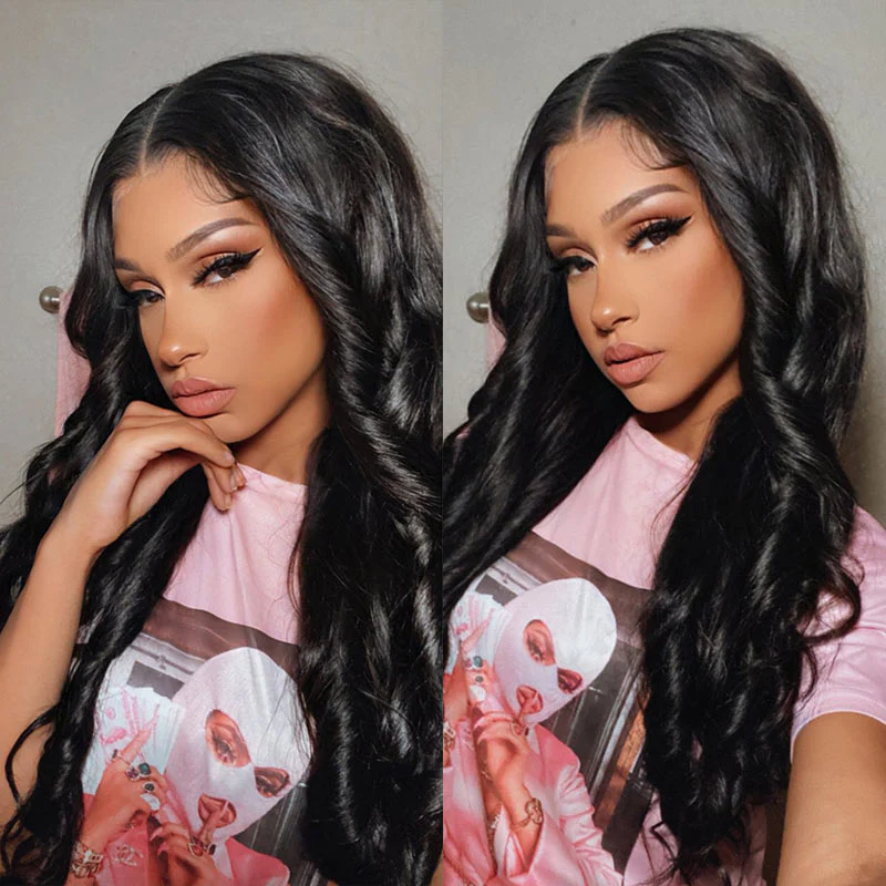 QVR Loose Deep Wave Wig 13x4 Lace Front Human Hair Wig For Women Natural Hairline With Baby Hair - Image 3