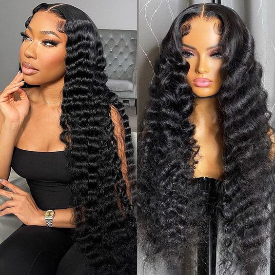 QVR Loose Deep Wave Wig 13x4 Lace Front Human Hair Wig For Women Natural Hairline With Baby Hair - Image 5