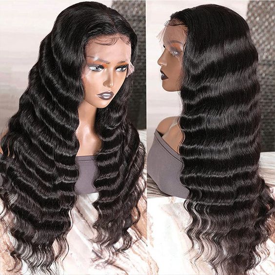 QVR Loose Deep Wave Wig 13x4 Lace Front Human Hair Wig For Women Natural Hairline With Baby Hair - Image 7