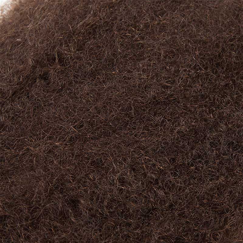 P3G5|Dark Brown Afro kinky Bulk Human Hair - Image 6