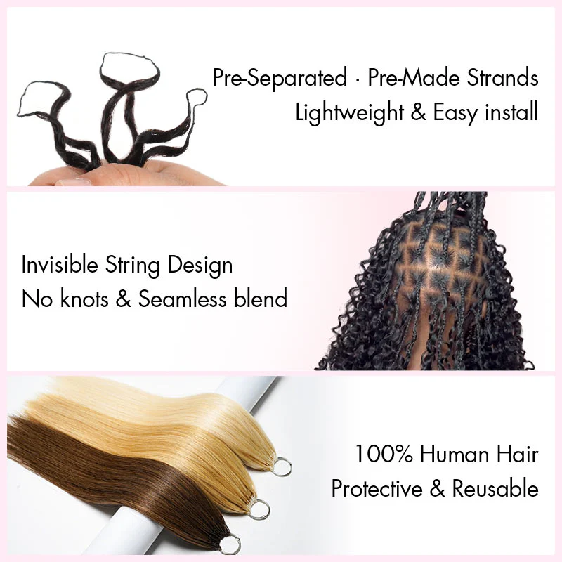 P3G5|Dark Brown Water Wave Miracle Knots Human Hair - Image 11