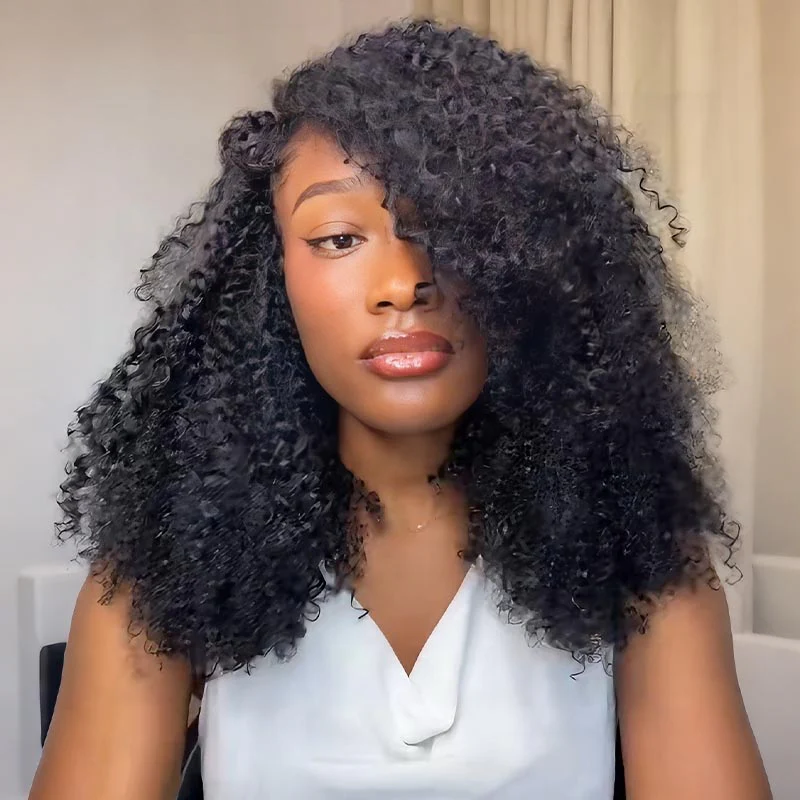 Full Head Crochet Only $99-QVR Tight Curly Feather Crochet Human Hair - Image 4