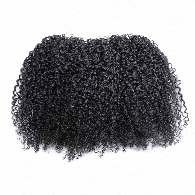 Full Head Crochet Only $99-QVR Tight Curly Feather Crochet Human Hair - Image 5
