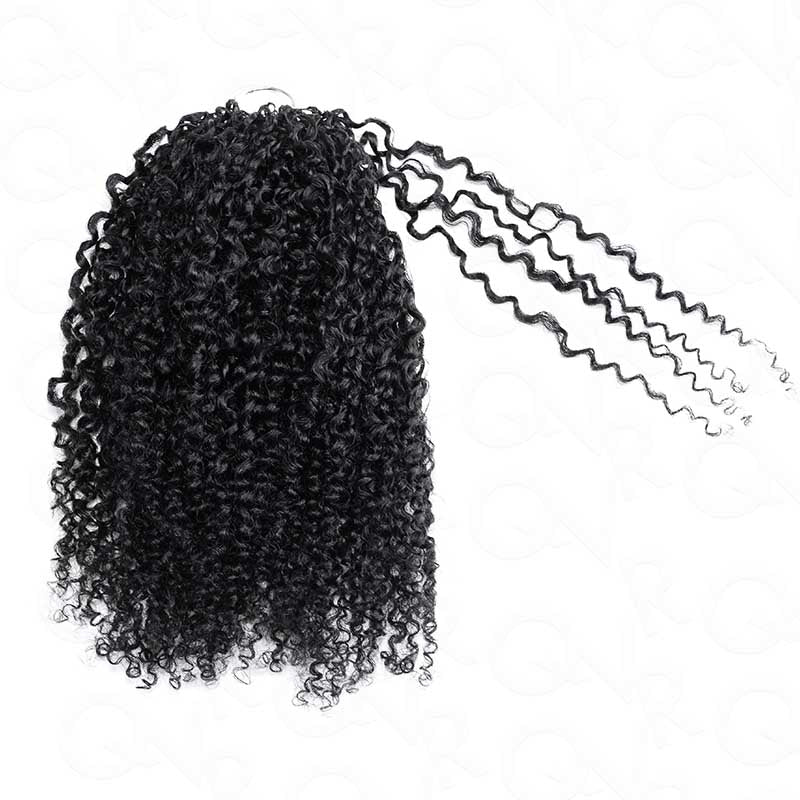Full Head Crochet Only $99-QVR Tight Curly Feather Crochet Human Hair - Image 8