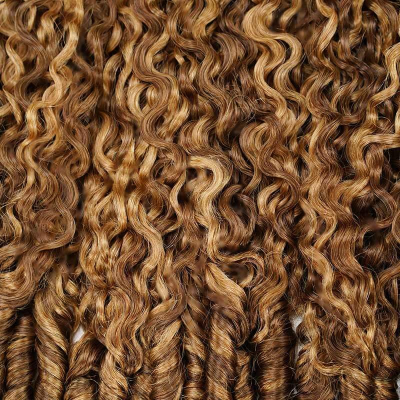 P3G5|Highlight #P4/27 Burmese Curly Feather Crochet Human Hair - Image 6
