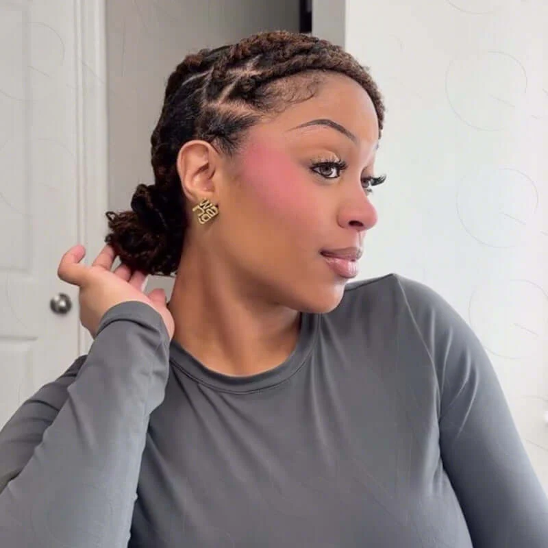 P3G5|Mix #4/30 Afro kinky Bulk Human Hair - Image 6