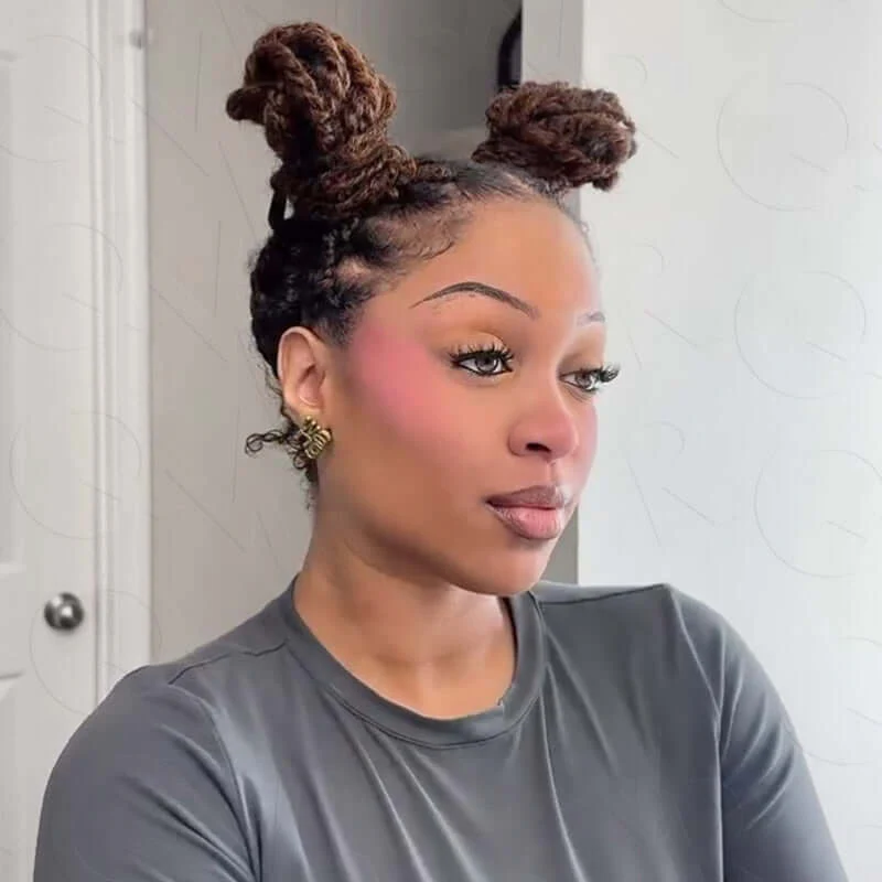 P3G5|Mix #4/30 Afro kinky Bulk Human Hair - Image 7