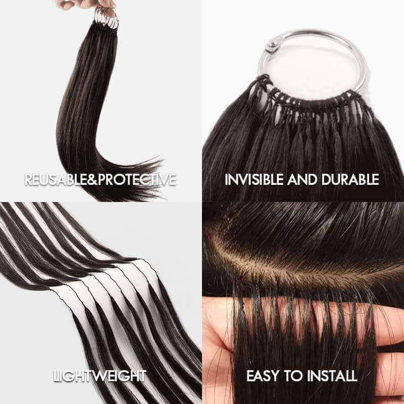 P3G5| Natural Black Small Kinky Curly Feather Crochet Hair - Image 4