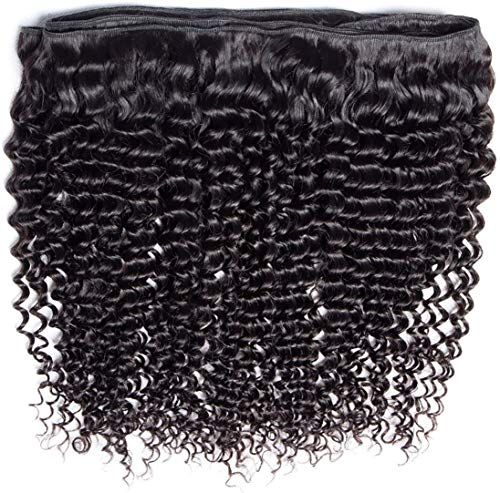 QVR Mongolian Human Hair Bundles Virgin Kinky Curly Jerry Curl Hair 3 Bundles Natural Color - Image 4