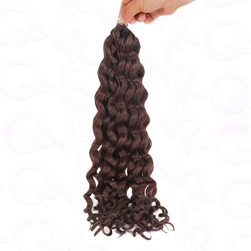 P3G5|Dark Brown Water Wave Miracle Knots Human Hair - Image 7