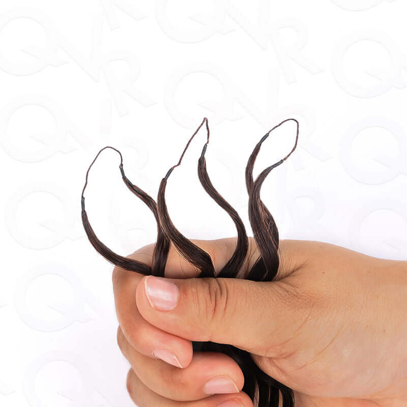 P3G5|Dark Brown Water Wave Miracle Knots Human Hair - Image 9