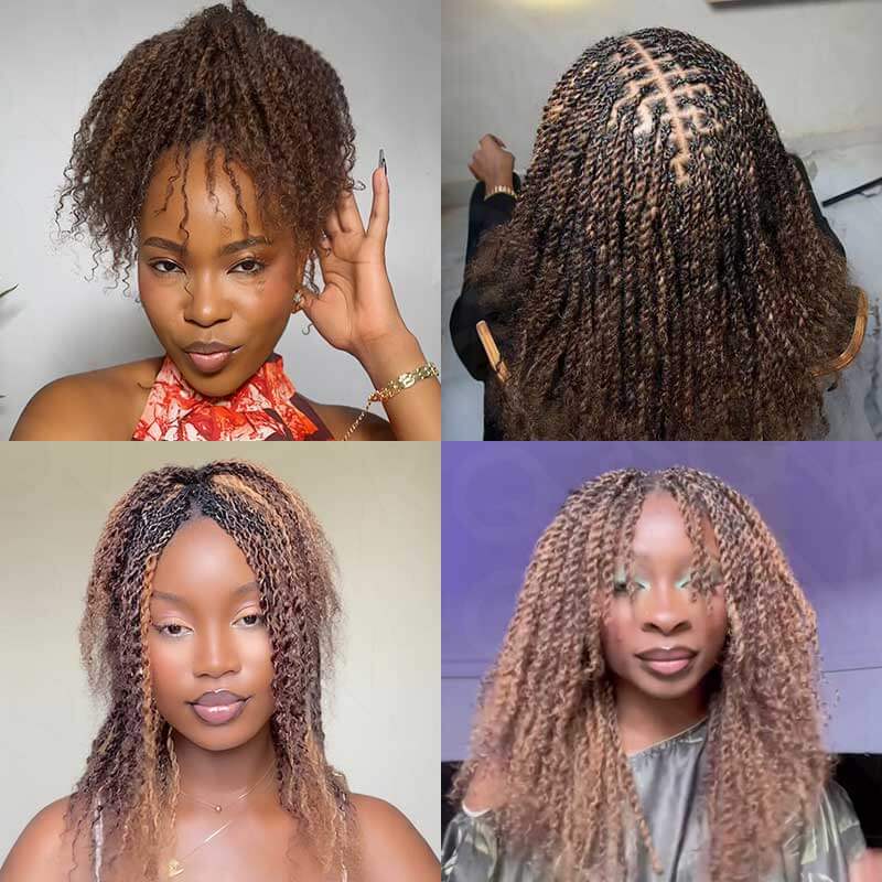 P3G5|#P4/30/27 Afro kinky Bulk Human Hair - Image 13