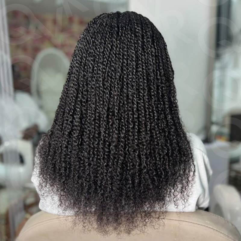 QVR Brazilian Remy Hair Afro kinky Bulk Human Hair For Braiding Dreadlock Hair - Image 8