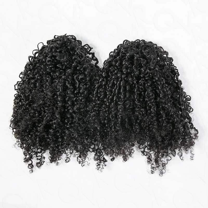 P3G5|Burmese Kinky Curly Feather Crochet Human Hair - Image 10