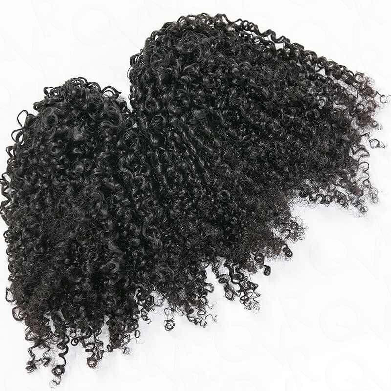 P3G5|Burmese Kinky Curly Feather Crochet Human Hair - Image 11