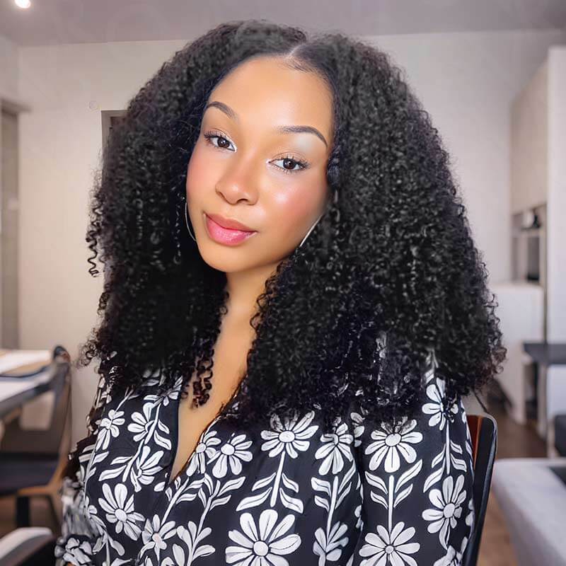 P3G5|Burmese Kinky Curly Feather Crochet Human Hair - Image 4