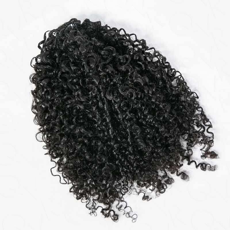 P3G5|Burmese Kinky Curly Feather Crochet Human Hair - Image 7