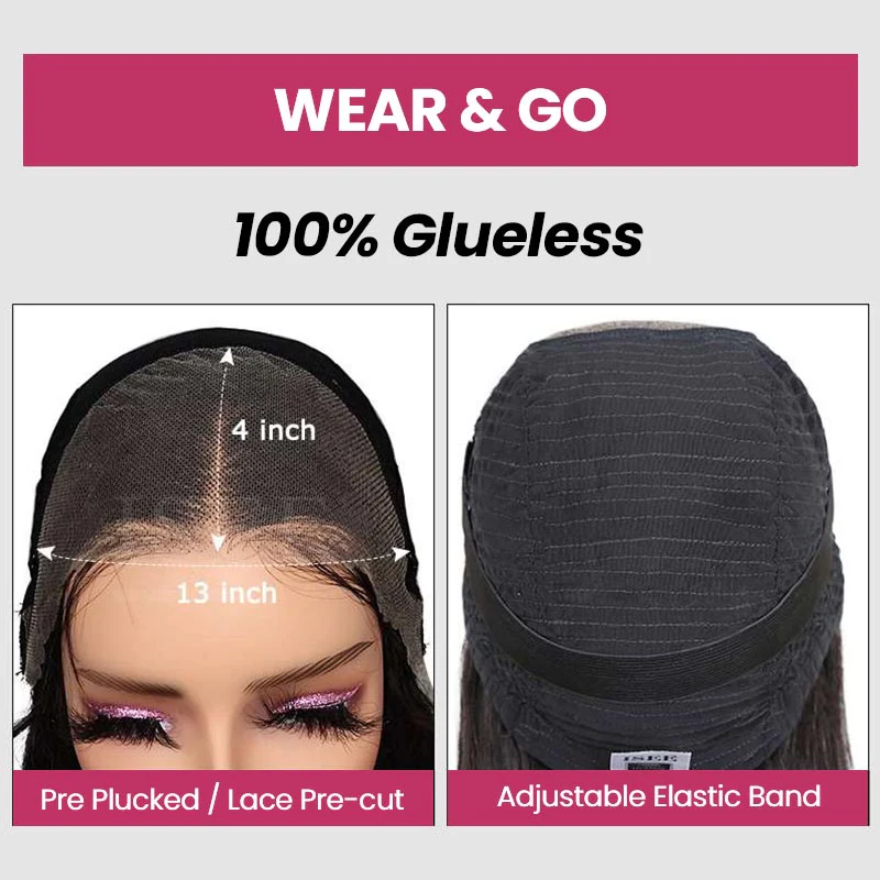 QVR Glueless 13x4 Lace Front Human Hair Wigs With Baby Hair Straight Beginner Friendly Human hair Wigs - Image 11