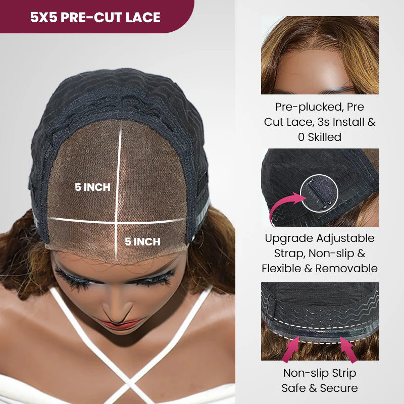 QVR Glueless 13x4 Lace Front Human Hair Wigs With Baby Hair Straight Beginner Friendly Human hair Wigs - Image 13