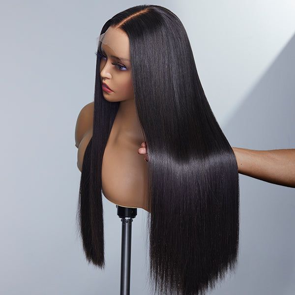 QVR Glueless 13x4 Lace Front Human Hair Wigs With Baby Hair Straight Beginner Friendly Human hair Wigs - Image 3