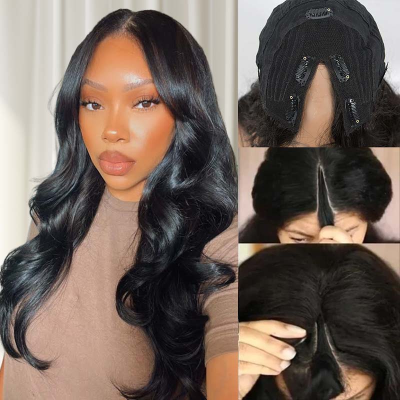 QVR Kinky Curly V Part Wigs Human Hair Beginner Friendly No Leave Out - Image 16