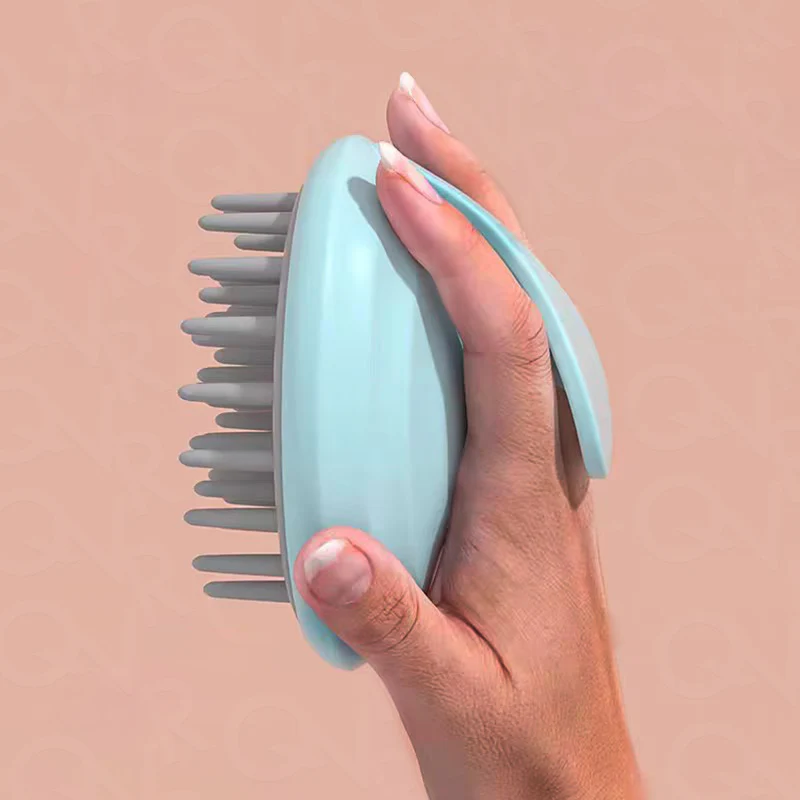 QVR Silicone Head Scalp Massager Shampoo Brush - Image 5