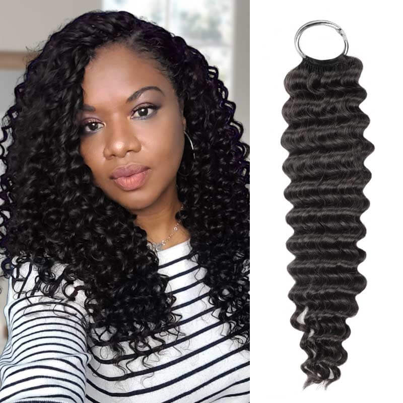 P3G5|Burmese Curly Feather Crochet Human Hair - Image 9