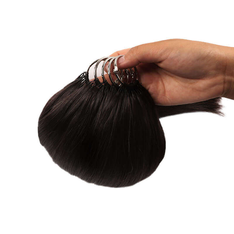 QVR Body Wave Crochet Hair Natural Black Machine Made Feather Human Hair Extension - Image 9