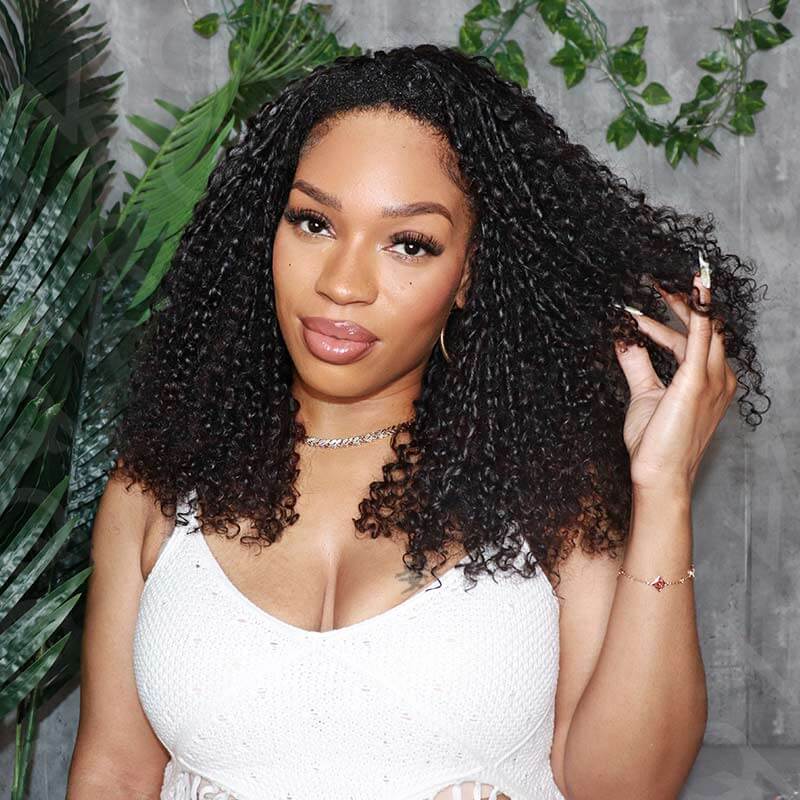 P3G5|Burmese Curly Feather Crochet Human Hair - Image 6