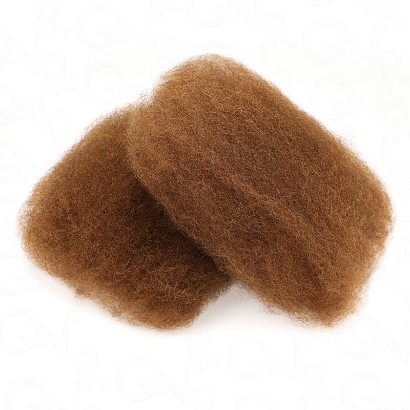 QVR Affordable Afro Kinky Bulk Human Hair Auburn Color For Braiding DreadLock - Image 13