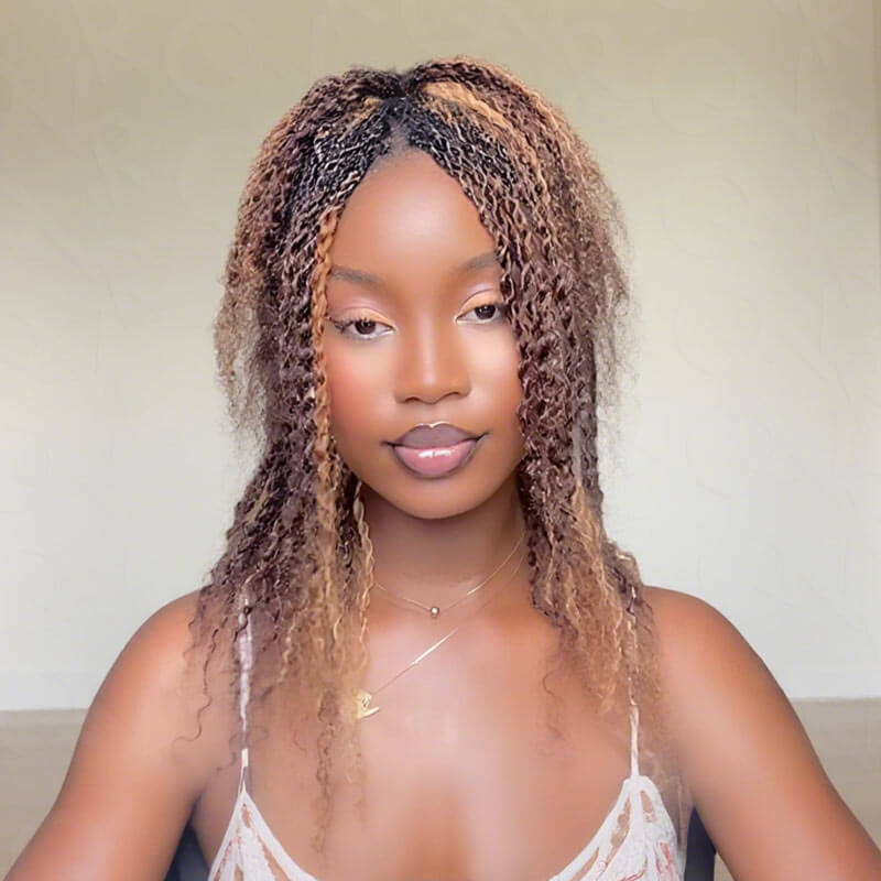 P3G5|#P4/30/27 Afro kinky Bulk Human Hair - Image 4