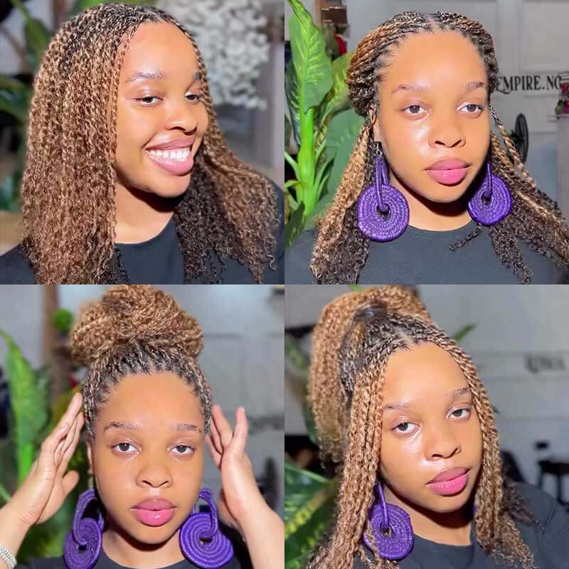 P3G5|#P4/30/27 Afro kinky Bulk Human Hair - Image 5