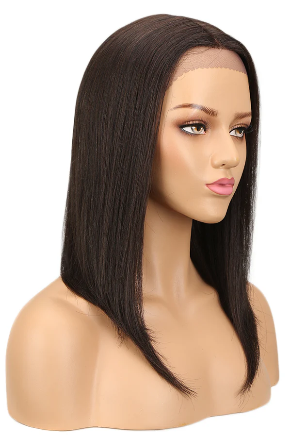 QVR Lace Front Human Hair Wigs 16 Inches Short Straight Wigs For Black Women | Page - Image 10