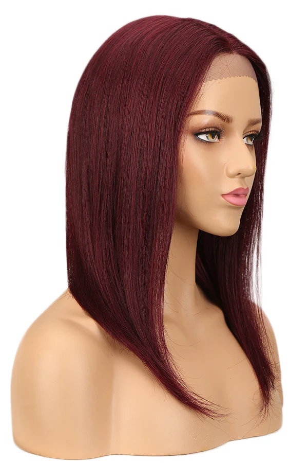 QVR Lace Front Human Hair Wigs 16 Inches Short Straight Wigs For Black Women | Page - Image 12