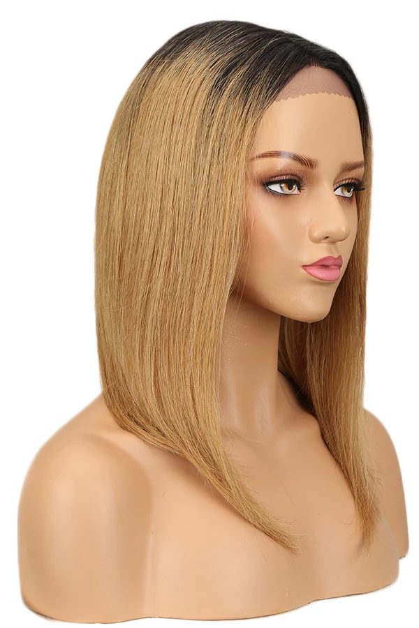 QVR Lace Front Human Hair Wigs 16 Inches Short Straight Wigs For Black Women | Page - Image 16