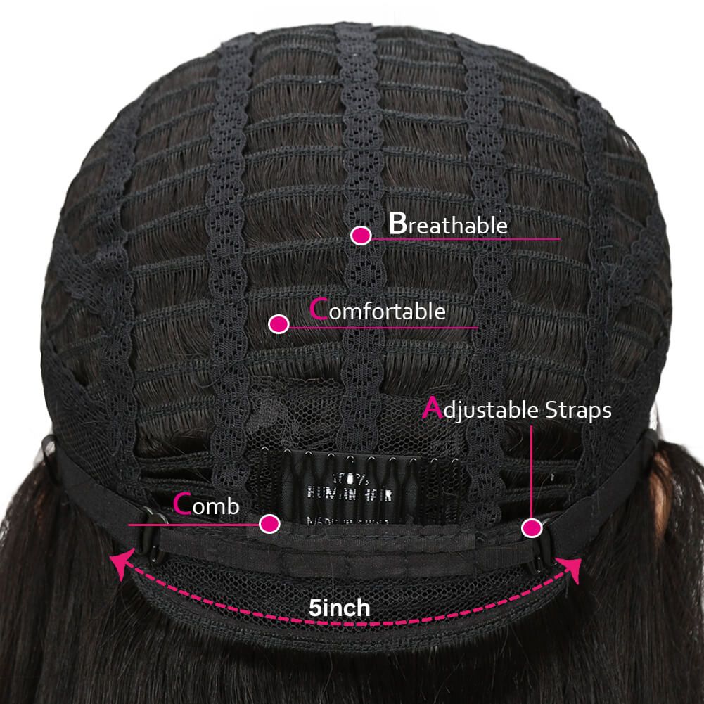 QVR Lace Front Human Hair Wigs 16 Inches Short Straight Wigs For Black Women | Page - Image 9